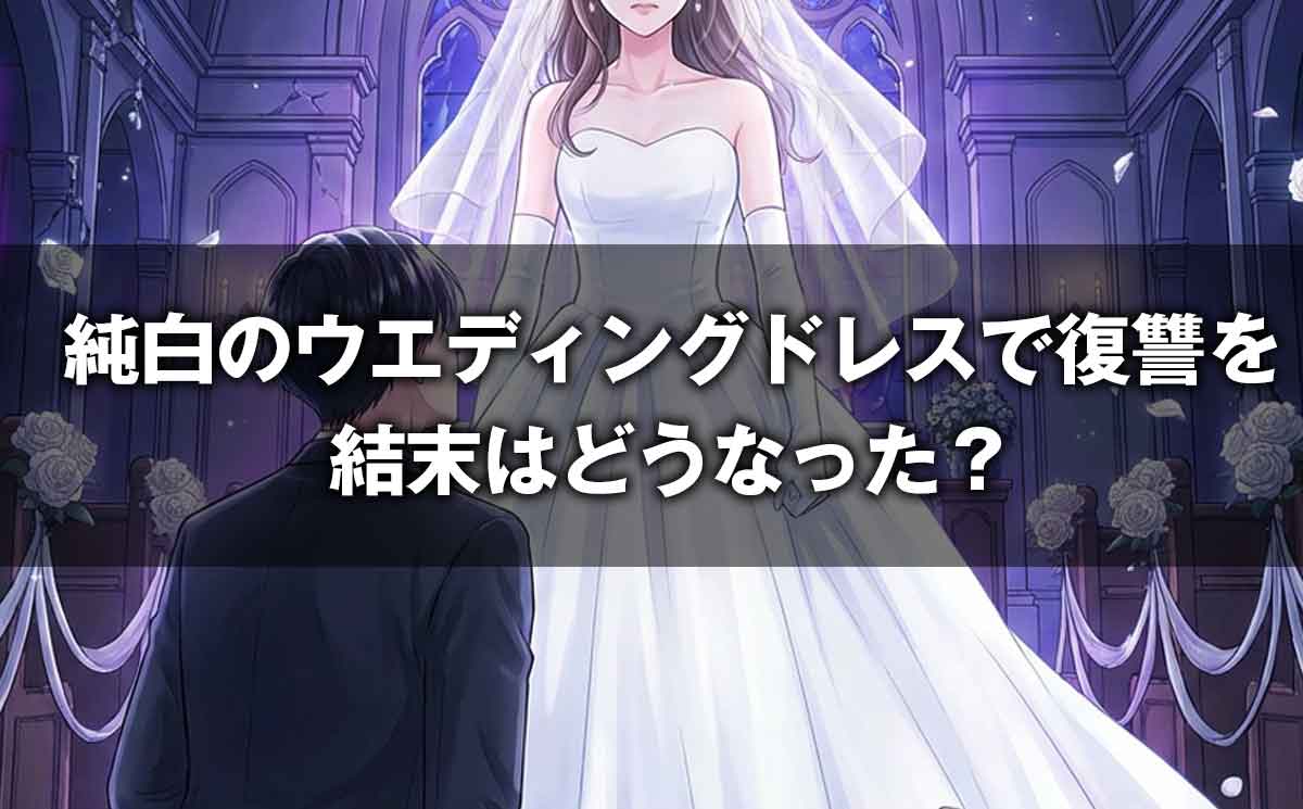 ネタバレ「純白のウエディングドレスで復讐を」結末を解説！5分でわかる最終回